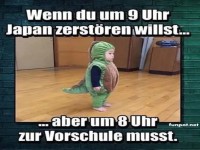 Kleiner Dinosaurier mit gro�en Pl�nen