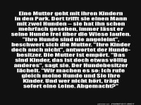 Hunde-Kinder-Tauschverein im Park