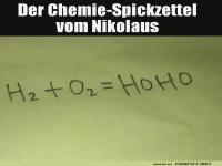 Nikolaus' Chemie-Witz