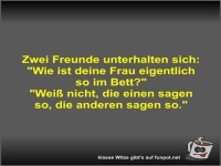 Zwei Freunde unterhalten sich