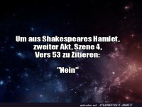 Hamlet mal ganz direkt