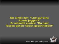Sie simst ihm