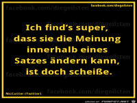 diegeilsten Meinungsaenderung