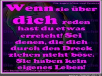 Wenn Sie ueber Dich reden