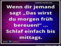 Wenn dir jemand sagt...