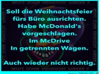 Vorbereitung fr die Weihnachtsfeier