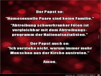 der Papst so