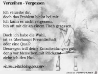 01 Gedichte und Zitate - Verzeihen - Vergessen