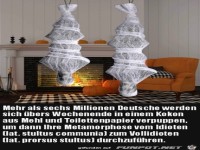 In Klopapier eingeh�llt