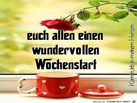 Wundervollen Wochenstart