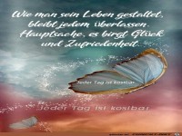 Wie man sein Leben gestaltet