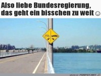 Das geht doch etwas zu weit