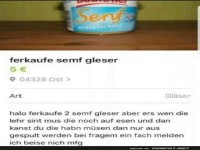 Verkaufe leere Senfgl�ser zum Sp�len