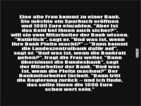 Vertrauen ist alles: Omas Bank-Abenteuer