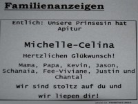 Prinzessin mit Abschlussfehler