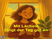 Mit Lächeln fängt der Tag gut an