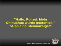 Hallo, Polizei