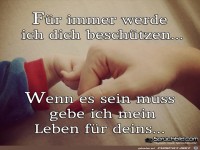 fr immer werde ich dich beschtzen