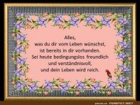 Alles was du vom Leben wünschst