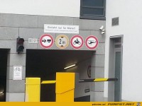 Lustige Verbotsschilder
