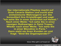 Der internationale Playboy macht auf Gran Canaria Station...