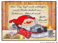 Der Tag legt sich schlafen