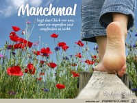 Manchmal liegt das Gl�ck vor uns