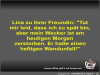 Lina zu ihrer Freundin