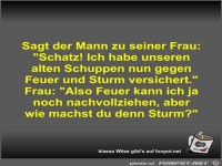 Sagt der Mann zu seiner Frau