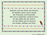 Gedichte sind wie Perlen des Herzens
