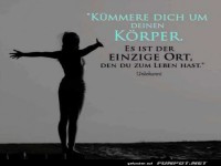 Zitate �ber Selbstf�rsorge und K�rperbewusstsein