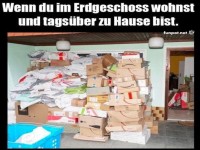 Das geheime Leben der Erdgeschoss-Kartons