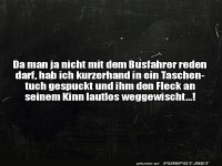 Diskrete Fleck-Entfernung f�r Busfahrer