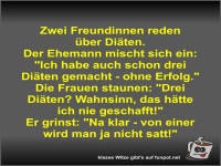Zwei Freundinnen reden �ber Di�ten