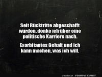 Rücktritte wurden abgeschafft