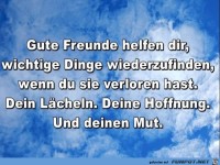 gute freunde helfen dir