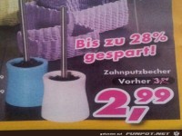 das wrde ich nicht zu Zhne putzen nehmen