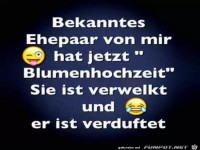 Blumenhochzeit.....