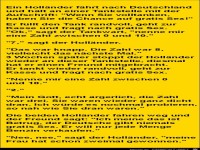 ein Hollnder fhrt nach Deutschland.....