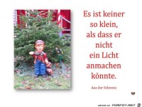 es ist keiner so klein