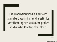 Die Produktion von Gelaber
