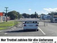 Wer zahlt für die Lieferung?