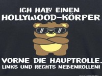 Lustiger Br mit Hollywood-Krper