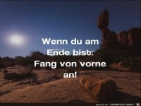 wenn du am ende bist