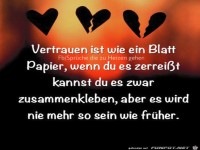 Vertrauen ist wie ein Blatt