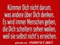 kmmer dich nicht darum......