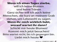 Wenn ich eines Tages