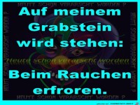 Mein Grabstein