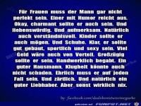 F�r Frauen muss der Mann gar nicht perfekt sein