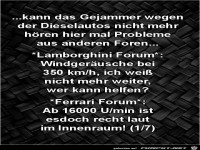 kann das Gejammer wegen der Dieselautos nicht mehr h�ren....